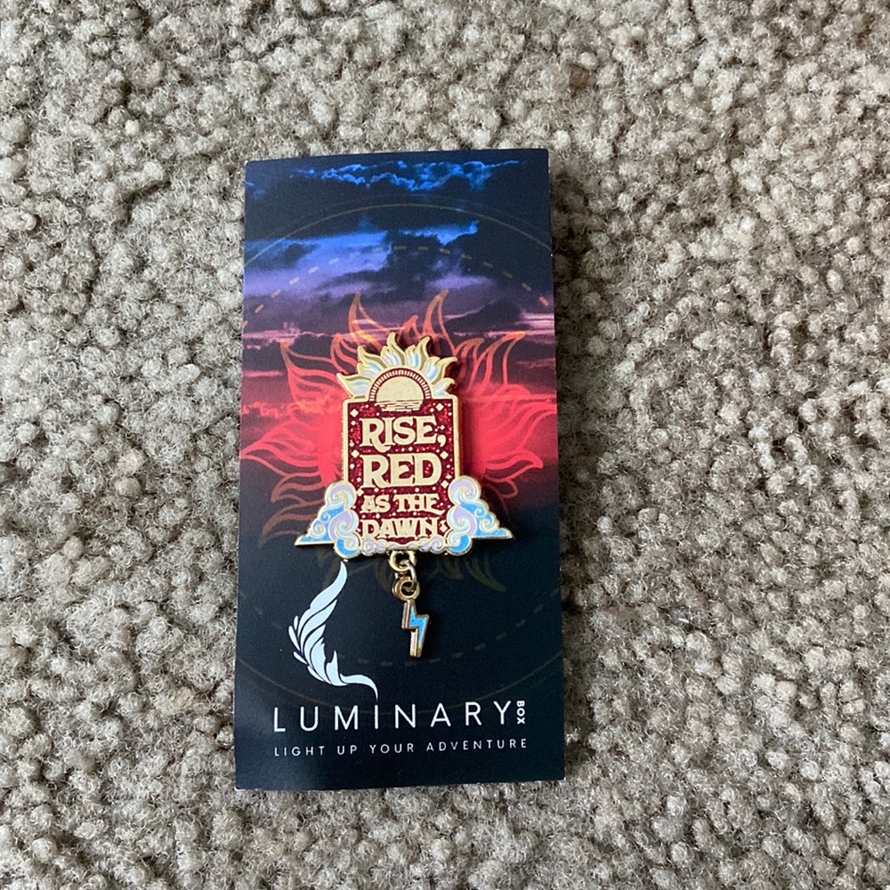 Red Queen Inspired Enamel Pin